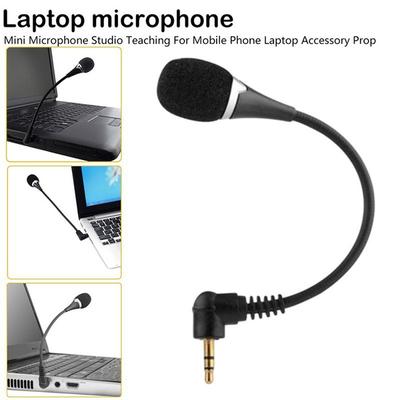 Mini 3,5mm Kondenzátorový reproduktorový mikrofon pro PC a mobilní telefon