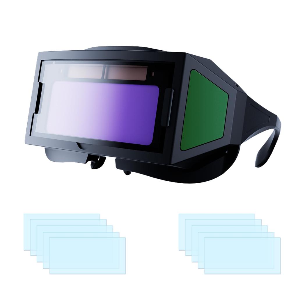 GEOSTAR Welding Glasses with Improved True Color Wide Field of Design ARC Includes 10 Protective Japanese Instruction Authentic Product Auto-Shading