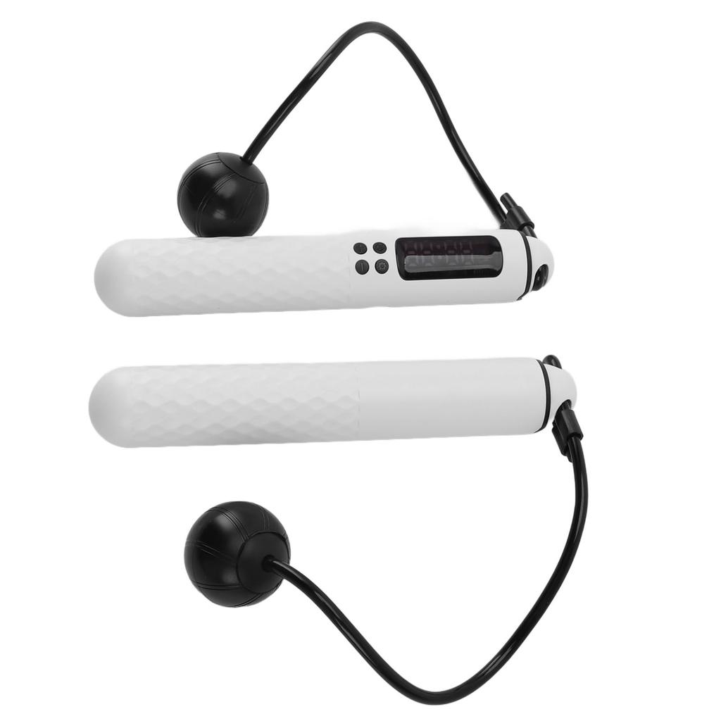 Jump Rope with Counter Weighted Jump Rope for Fitness Rechargeable Cordless Skipping Rope for Men Women Kids Fitness