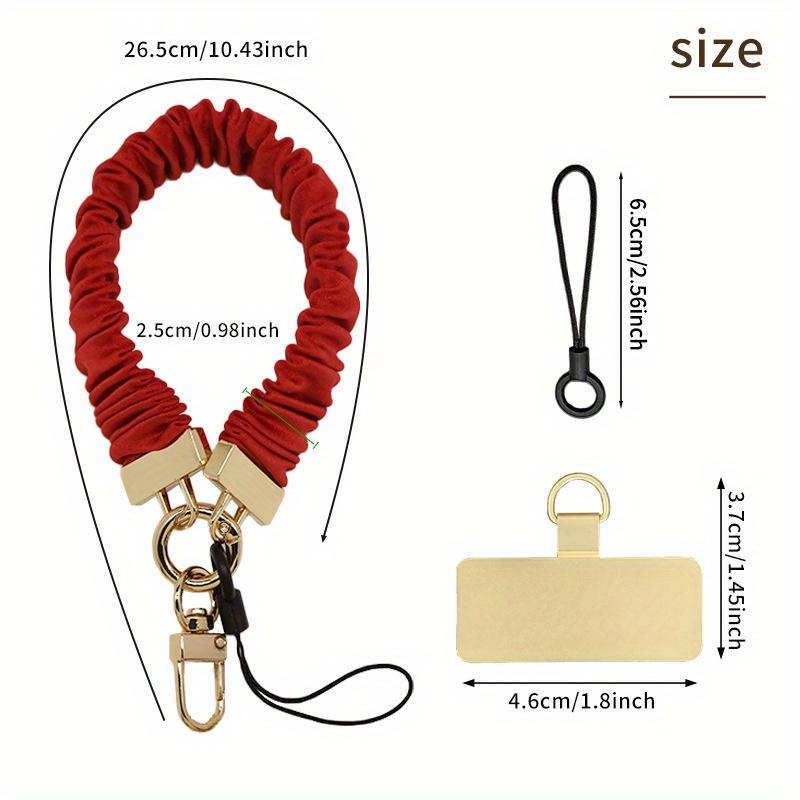 Mobile Phone Lanyard Wrist Style High-end Women'S Mobile Phone Pendant Pendant Portable Mobile Phone Chain Hanging Metal Ring Buckle String