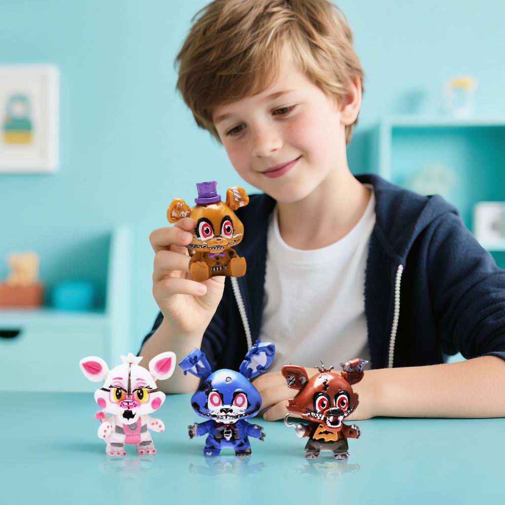 Cute Cartoon PVC Action Figures Set - 8Unique Character Collectibles With Exquisite Ideal For Display & Collection