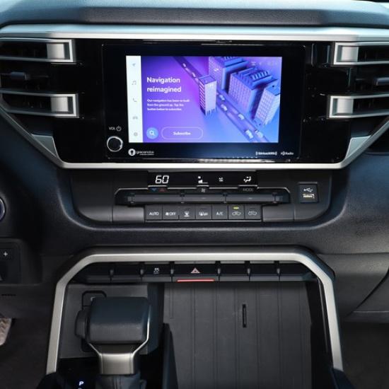 Matte Black ABS Console Air condition Panel Cover Trim for Toyota Tundra -24