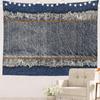 Abstract Modern Aesthetic Tapestry, Simple Dot Neutral Tones Wall Art Hanging Decoration Polyester Fiber White Ruffled Around