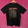 Iron Maiden Senjutsu Cover Distressed Red T-Shirt