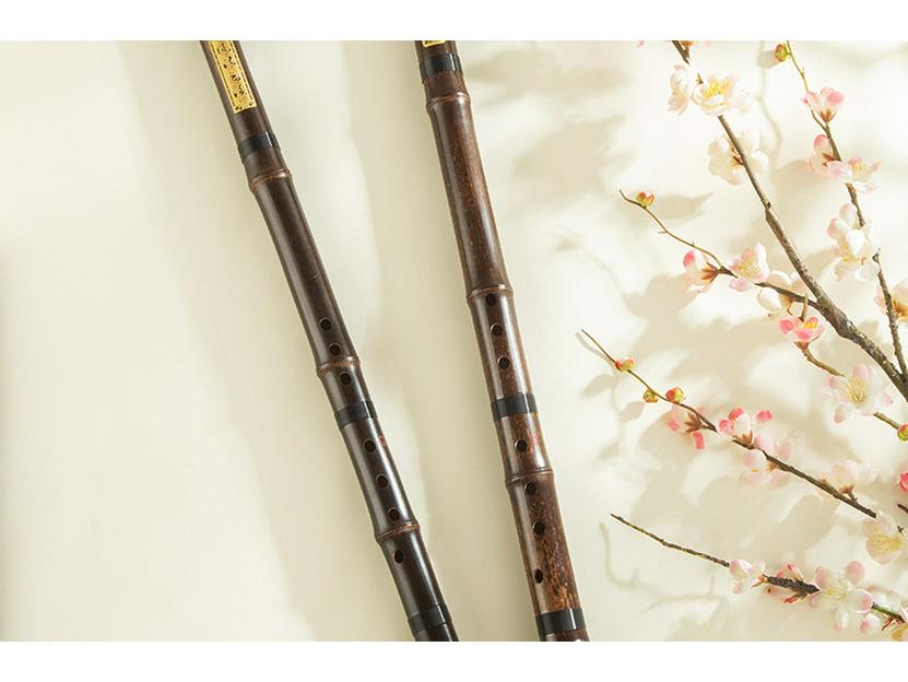 Professional Eight-Hole Purple Bamboo Xiao Flute - F/G Key, Ancient Style, High-End Dong Xiao Instrument
