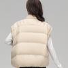 2024 autumn and winter new down jacket women's stand-up collar light and thin 90 white duck down fashionable and thin short vest