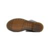 1B60 Couro Virginia Simples Cor Sólida Botas Altas Botas Femininas Preto 23889001