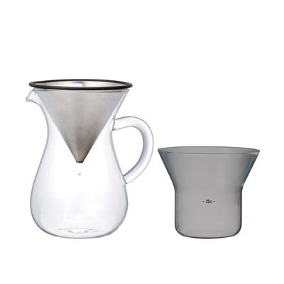 Set caraffa da caffè KINTO SCS 2 tazze Acciaio Inossidabile MicroondeLavastoviglie Sicuro 27620