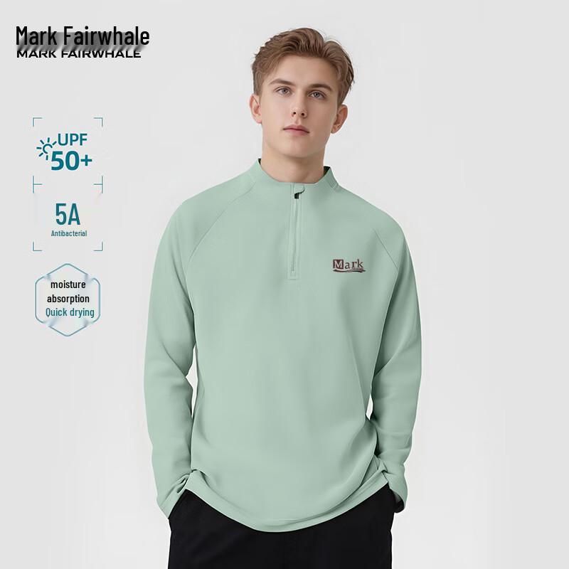 Mark Fairwhale Men's UPF50+ Half-Zip Long-Sleeve Sun Protection Tee