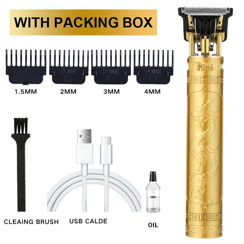 T9 Cross-Border Electric Hair Clipper for Bald & Oil Heads with Carving Razor