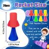 5-30pcs Colorful Jump Rocket Launcher Toys with Soft Sponge for Kids Birthday Party Favors Goodie Pinata Fillers School Prizes