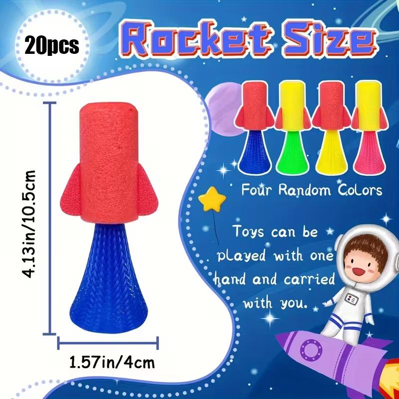 10/20ks Hračky Odpalovací zařízení Stlačení Skákací raketa Dětské narozeninové párty drobnosti Koláčová výplň Velikonoční košík Výplně Školní ceny