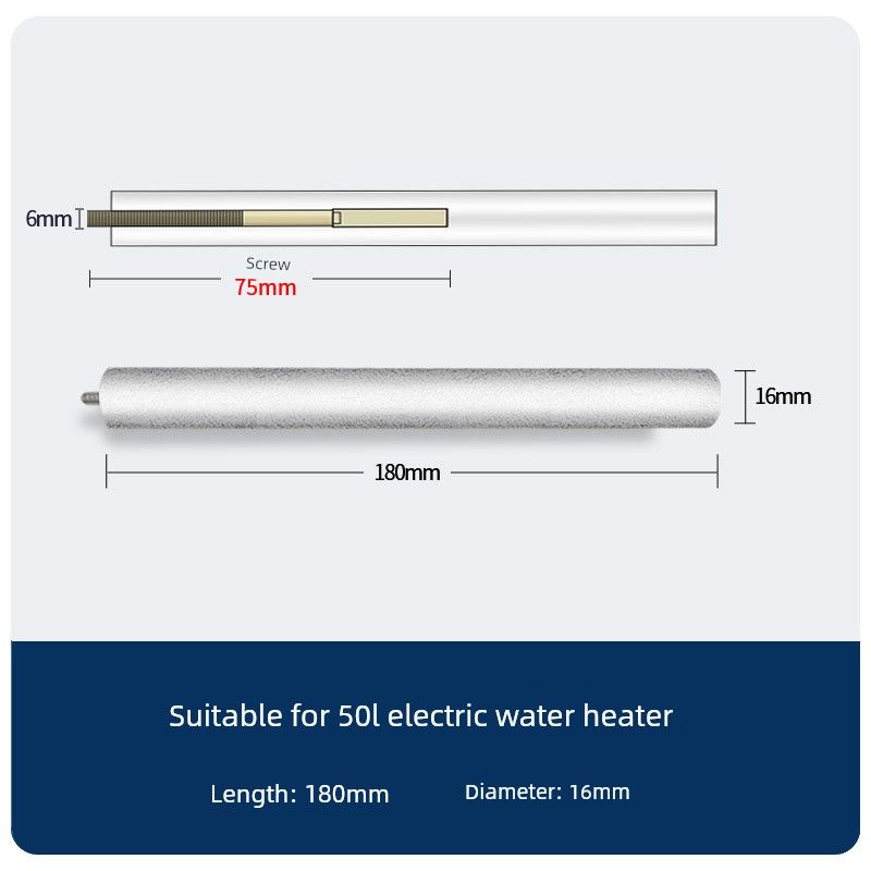 Suitable for Sakura Electric Water Heater Magnesium Rod 40/50/60/80L Sewage Outlet Accessories Cast Type Sacrificial Anode Rod