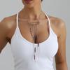 Multi Layer Pearl Tassel Brooch Necklace Multiple Functions Luxury Delicate Pin Pendant Necklace Jewelry Accessories