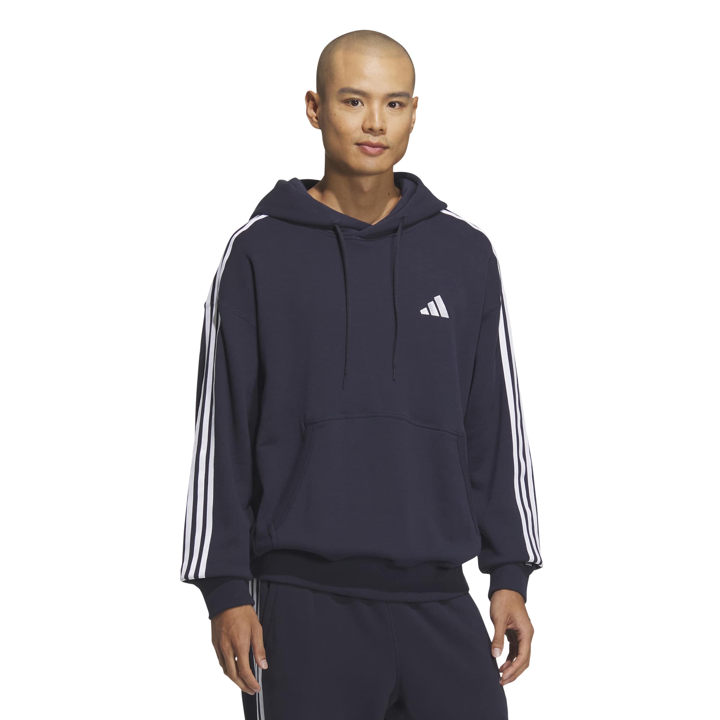 Свитшот Adidas Legend Ink Размер 2XL Мужской ESS+ 3 полоски (JUP96) (JW6975),