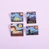 Sun, Moon & Starry Sky Cartoon Art Metal Brooch Pendant