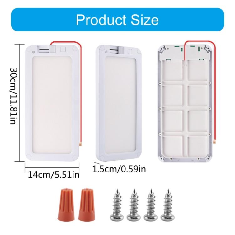 LED Tent Ceiling Interior Lamp with Variable Color Intensity Settings High Efficiency for Motorhome Trailer Boat Marine