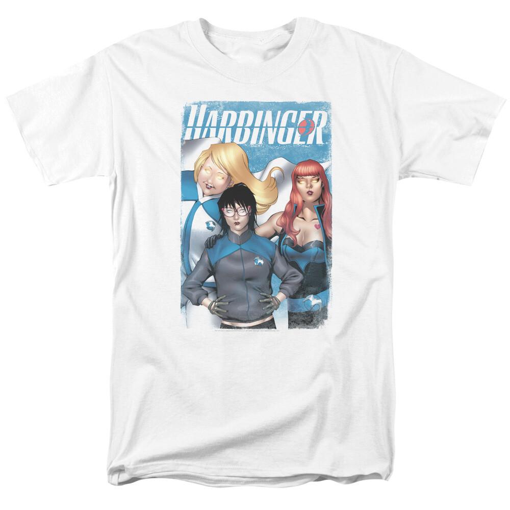 Harbinger Gals T Shirt Licensed Comic Book Tee White M