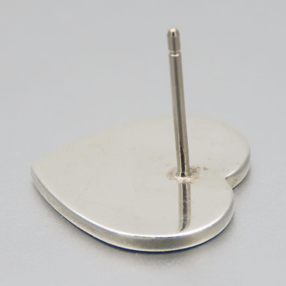 Used TIFFANY&Co. Pierce Lean-to Silver925 3.3g Silver Heart Tag