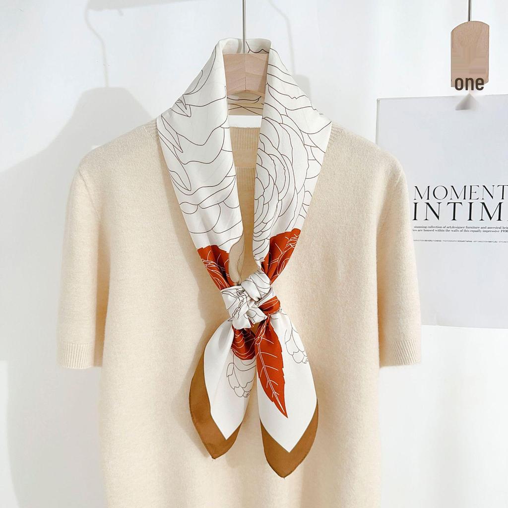 90×90 Großer Hochwertiger Schwarz-Weiß Gestreifter Schal: Professionelle Halsbekleidung, Stirnband & Sonnenschutz-Kopftuch