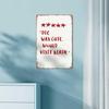 Aesthetic Funny Dog Quote Metal Signs Cute Red Text Art Poster Home Wall Decor, Suitable For Bedroom, Living Room, Bar