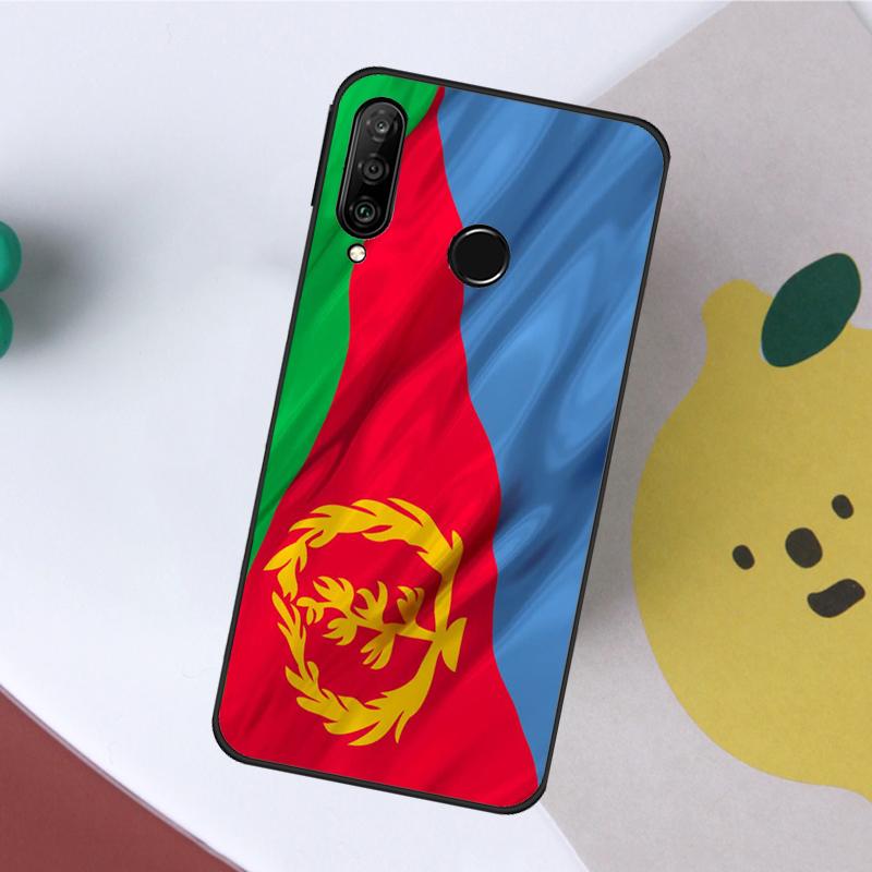 Eritrea Flag For Huawei Nova 8i 7i 11i 12i 12s Y70 Y72 Y73 Y60 Y90 Y61 Y91 9 10 SE P20 P30 P40 Lite Case