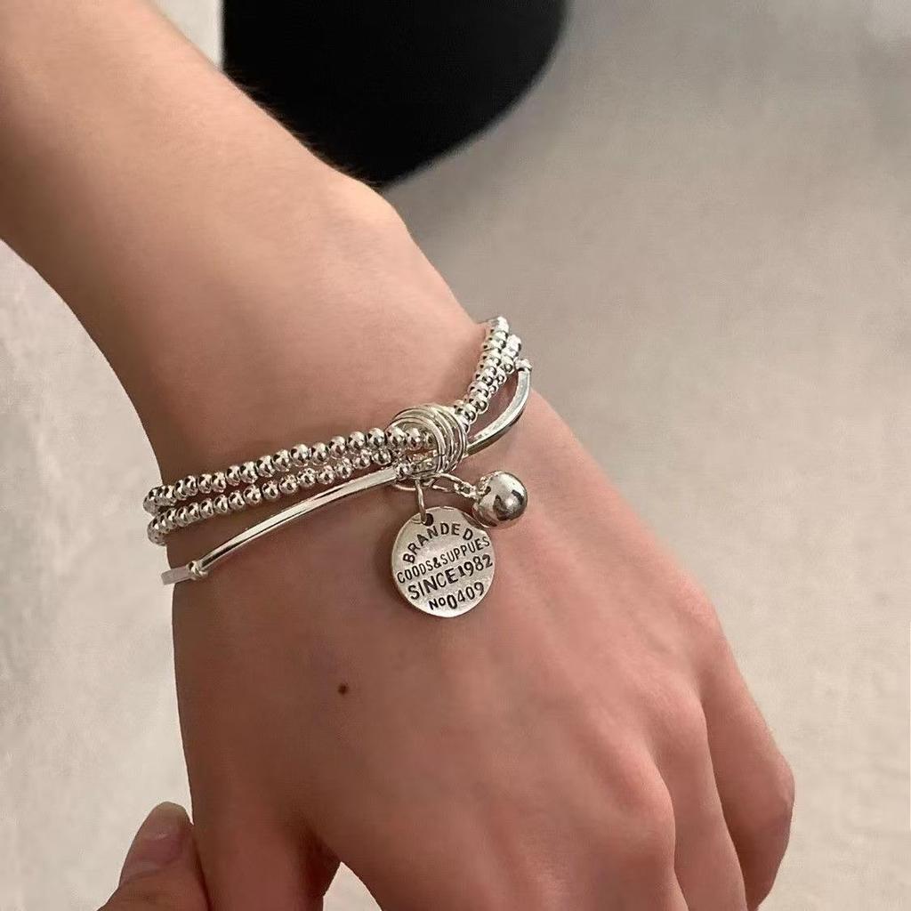 Korean Triple-Layer Pendant Bracelet: Elegant, Fashionable, Luxurious Niche Jewelry for Women
