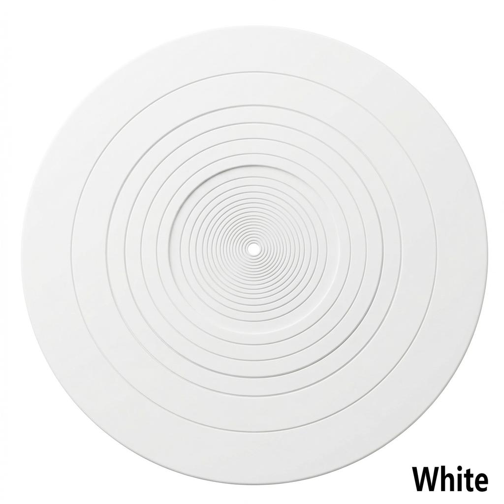 12-Zoll Vinyl-LP-Plattenspieler Rutschfestes Pad Gummi Silikon Plattenspieler Rekorder Stoßfest und Geräuschreduzierung 3 mm Dick
