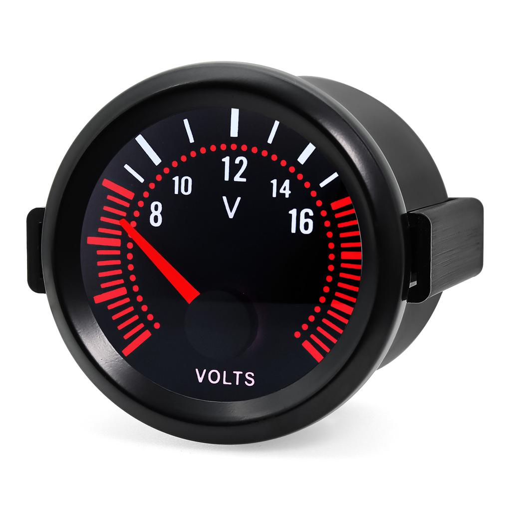 2" 52MM Car Gauge Tachometer Boost Meter PSI Bar Water Temp Oil Temp Gauge Oil Pressure Vacuum Voltmeter For 12V Gasoline Car