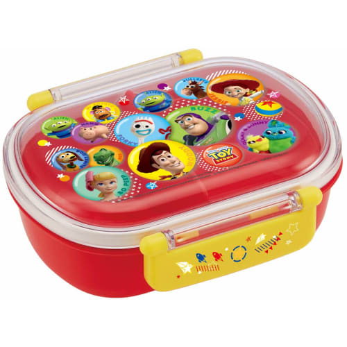 Skater Kids' Ag+ Antibacterial Soft-Serving Lunch Box, 360ml, Disney Toy Story 21, Made In Japan (QAF2BAAG-A)
