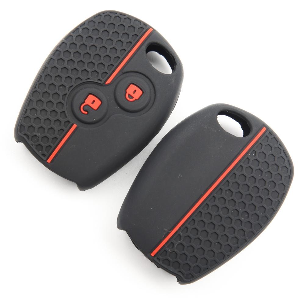 2 Buttons Remote Key Shell Case Fob Cover Silicone Key Fob Protector For Renault Modus Clio 3 Twingo Kangoo