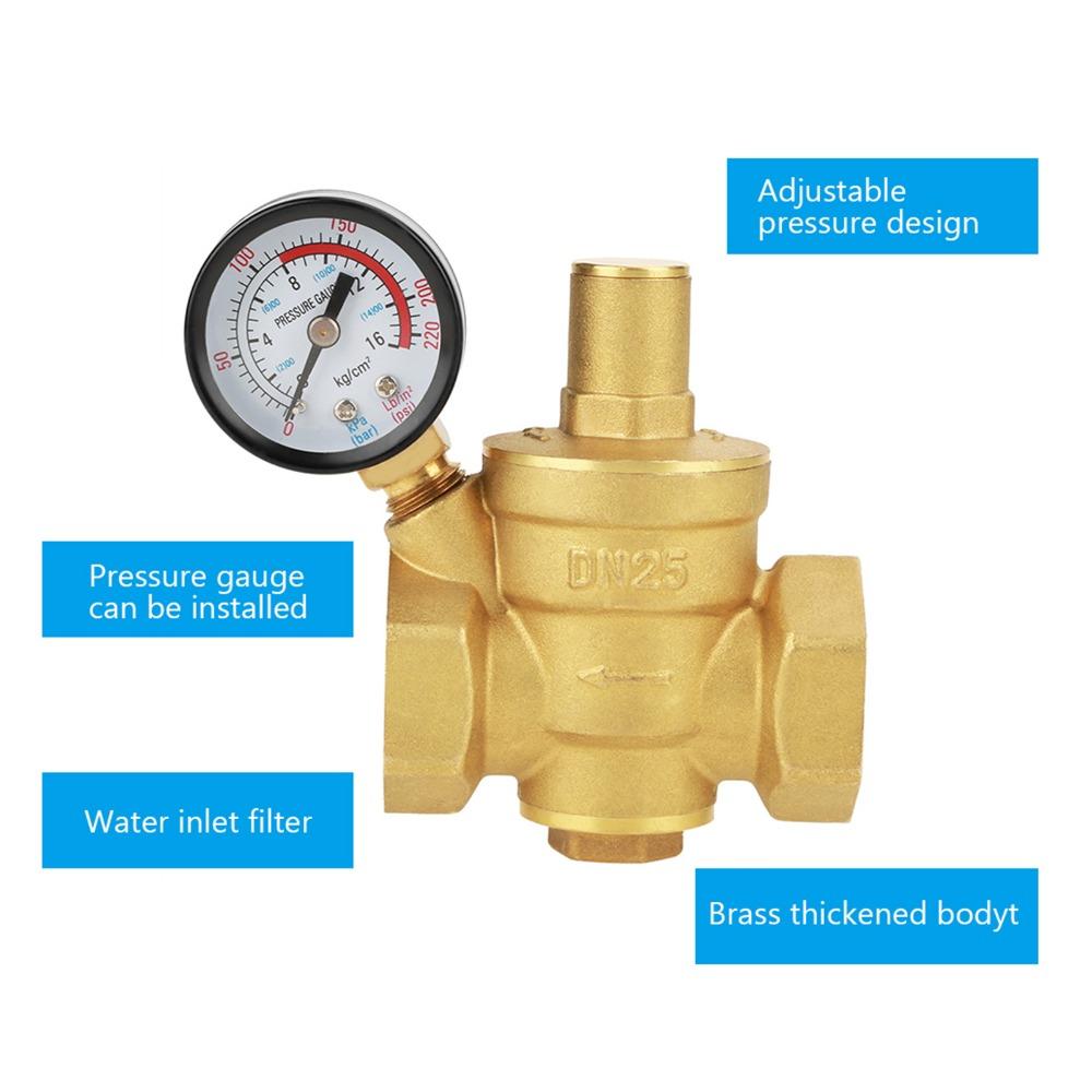 DN25 Wasserdruckminderer Einstellbarer Druckminderer für DN25 Wasserversorgungssystem