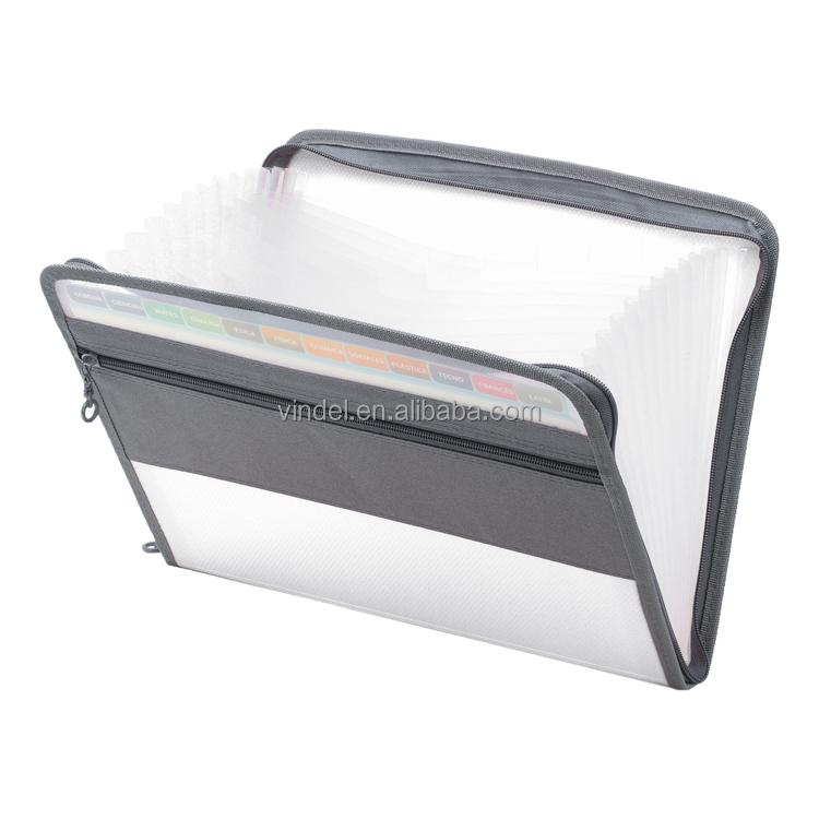 School and Office Expanding File with 13 Pockets Practical Filing Product for Organization