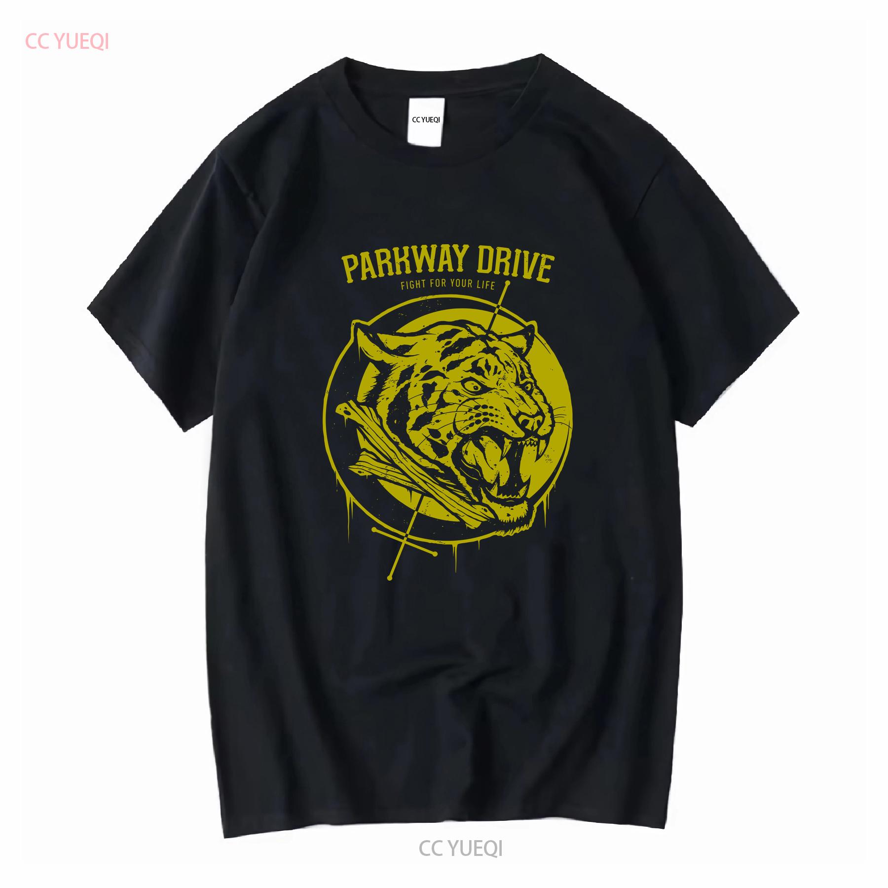 

PARKWAY DRIVE TIGER FIGHT FOR YOUR LIFE T SHIRT NEW OFFICIAL ATLAS IRE HORIZONS long or short sleeves vintage Washed Unisex 4XL
