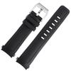 Correa de reloj de liberación rápida estilo original Para IWC AQUATIMER IW356802/376705 Ocean Timepiece Negro Extremo Curvo Correa de reloj de goma 22 mm