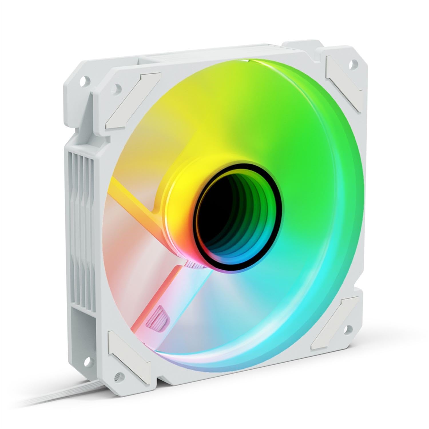 

Sharkoon 120mm ARGB Case Fan Reverse Model SHARK Mirror Reverse WT Infinity Mirror Fluid Dynamic Bearing Japanese Authorized Distributor Product білий