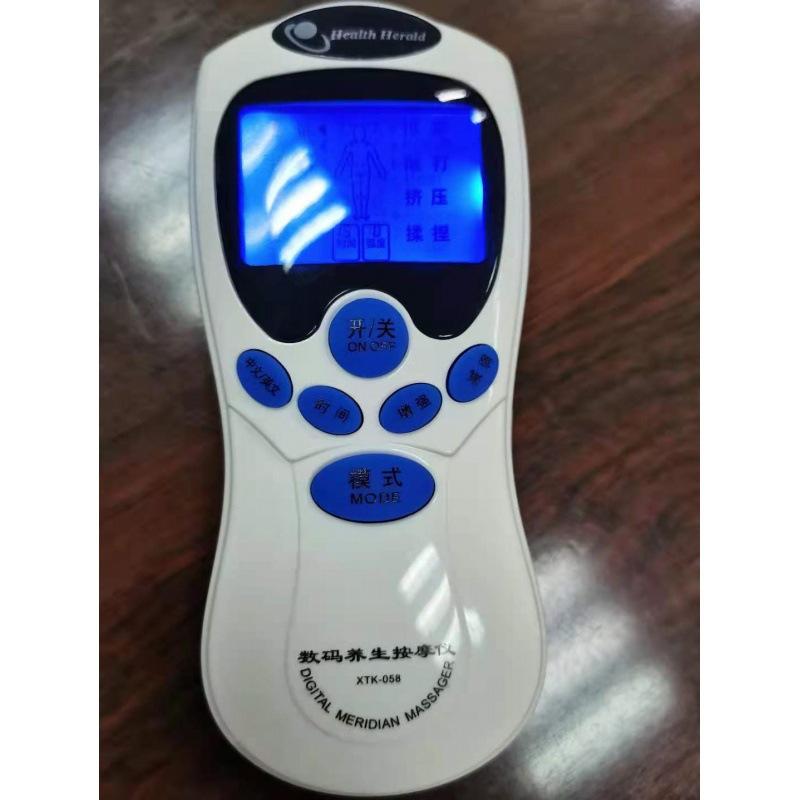 Multifunctional Digital Massager, Chinese and English Cross-border Meridian Therapy Instrument, Electronic Pulse Massager