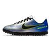 Nike Jr Mercurialx Victory 6 TF Okrúhla špička Šnurovacie Jednoduché Všestranné Tráva Odolné Nízke Futbalové topánky Detské tenisky Strieborná Modrá 921497-407