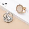 Round Scarf Ring Ring, Sparkling Rhinestone Slide Decorative Holder for Women Neckerchiefs Silk Scarves Shawls Shirts Lightweight