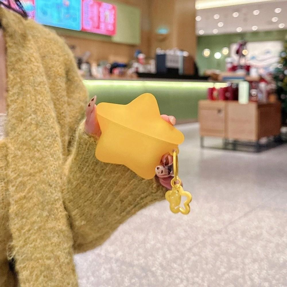 Silicone Earphone Case Star Shape Earphone Protective Cover for Airpods Pro/Pro 3/3/4