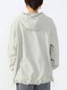 Beams Heart Light Grey Nylon Hoodie Blouson Women's (Sizes S-M)