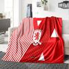 Middlesbrough Football Club Crest Flannel Blanket, Soft Polyester, Modern Design, All-Season for Camping, Travel, Gifts for holidays or birthdays