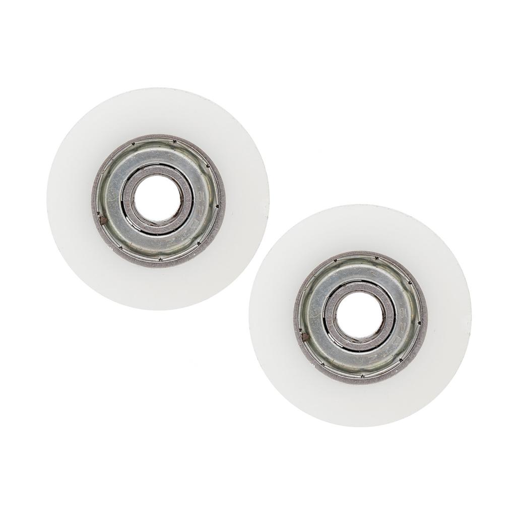 30mm Diameter Elite Greenhouse Door Wheels Replacement Kit