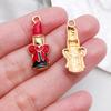 Women's Dripping Oil Alloy Accessories: Lipstick, Bag, Hat, High Heels, DIY Pendants, Small Ornaments