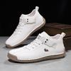 Hot Selling Plus Size Men's and Women's Mid Top Martin Boots Outdoor Casual Shoes Workwear Stitching Men's Shoes 9880