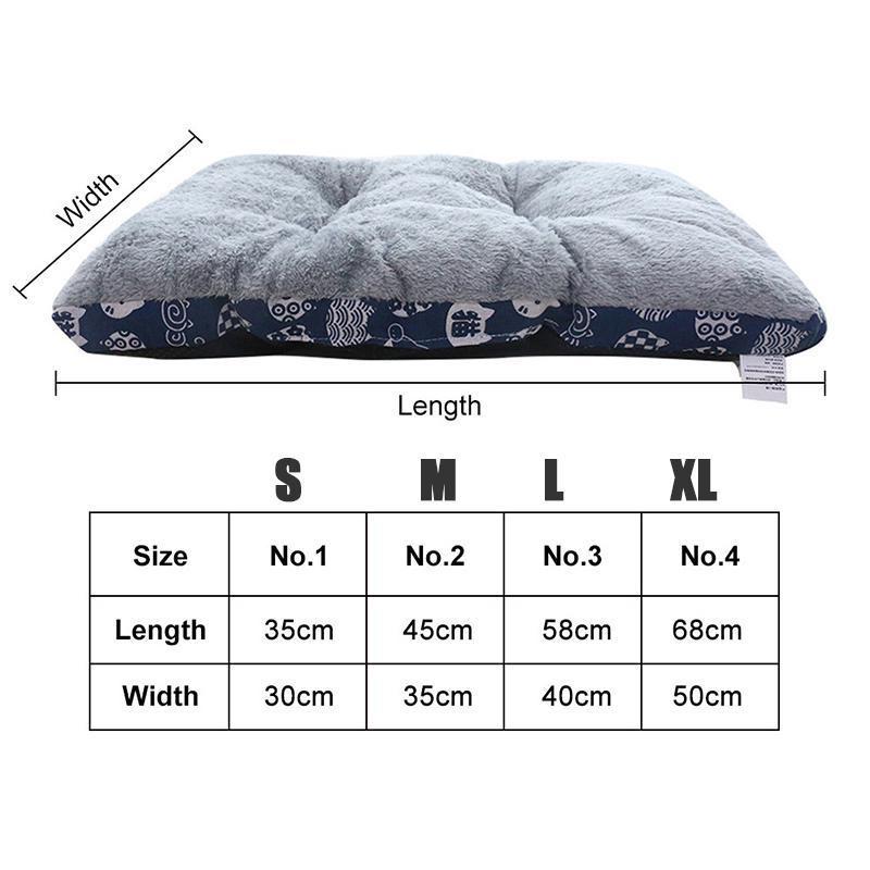 Couverture en flanelle douce pour animaux de compagnie, tapis de lit épais en polaire pour chiot, chien, chat, coussin de canapé, garde au chaud, couverture de couchage pour chats, tapis de maison