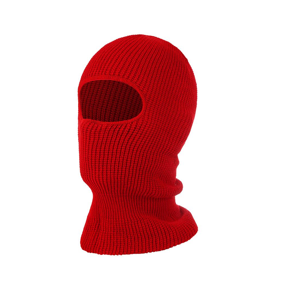 Multi-Purpose Thickened Knitted Cycling Hat with Double-Layer Mask and Neck Protection