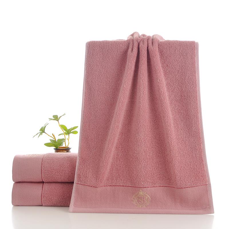All-Cotton Three-Section Adult Face Towel - Thick Student Washcloth with Optional Logo