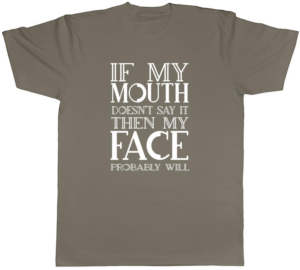 Funny Sarcasm Unisexs TShirt Sarcastic Face Will Say It Unisex Tee Gift
