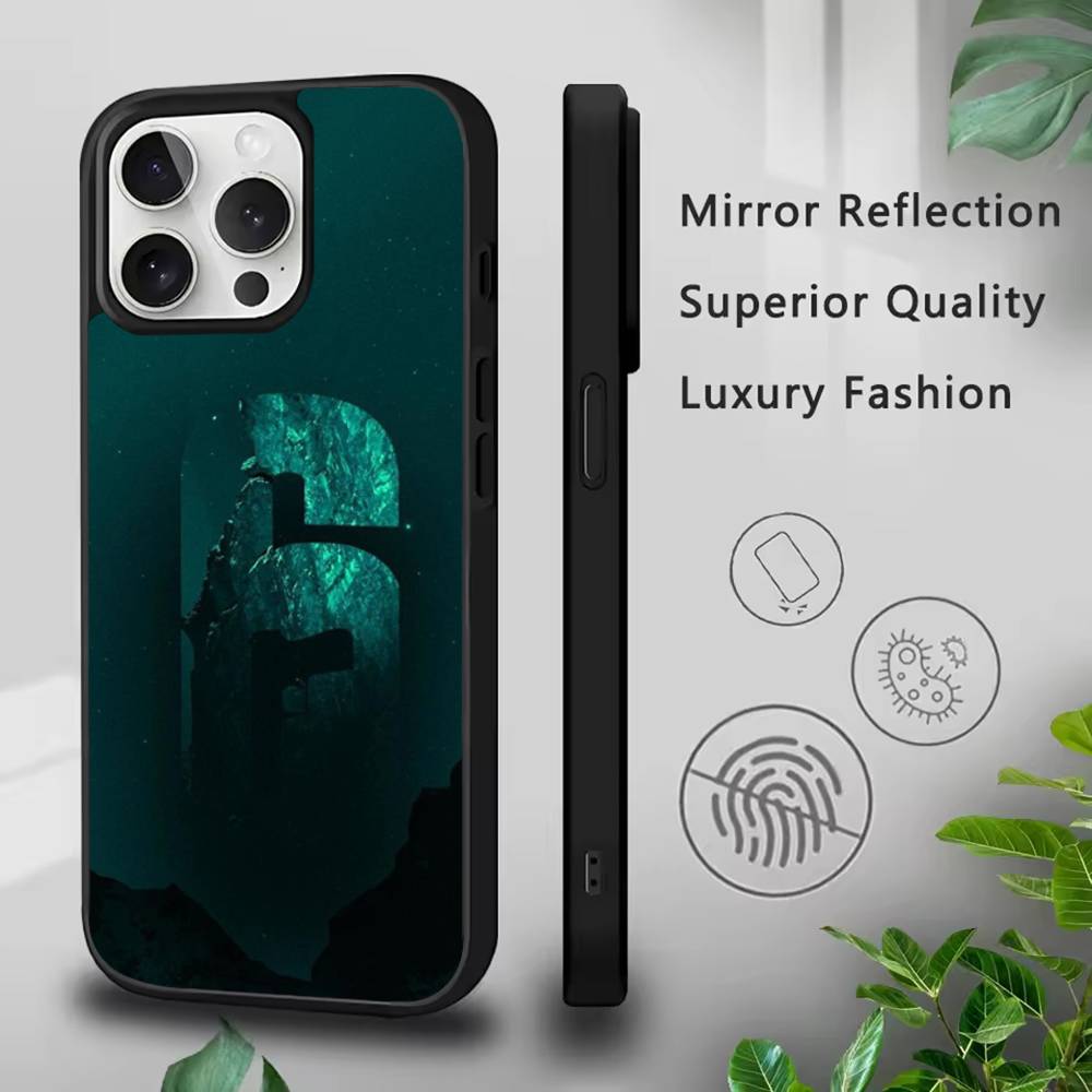 Rainbow S-Six S-Siege-S Phone Case For IPhone 17,16,15,Pro,Max,Air,14,Plus,13,12,11 Magesafe Wireless Charge Cover